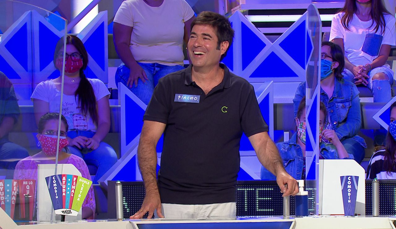 La sorpresa de Piacho al caer en el gajo de los mil euros en 'La ruleta de la suerte': "Madre mía, ¡qué guay!" La sorpresa de Piacho al caer en el gajo de los mil euros en 'La ruleta de la suerte': "Madre mía, ¡qué guay!"
