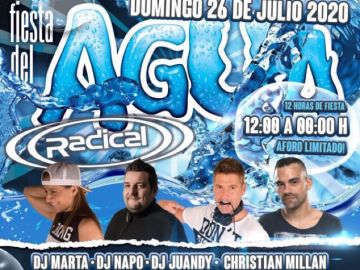 Cartel de la Fiesta del Agua 2020 de Leganés