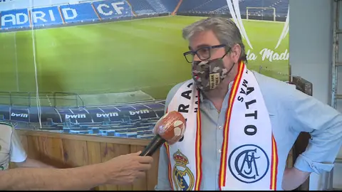 José Félix, vicepresidente de la peña madridista de Carabanchel Alto José Félix, vicepresidente de la peña madridista de Carabanchel Alto