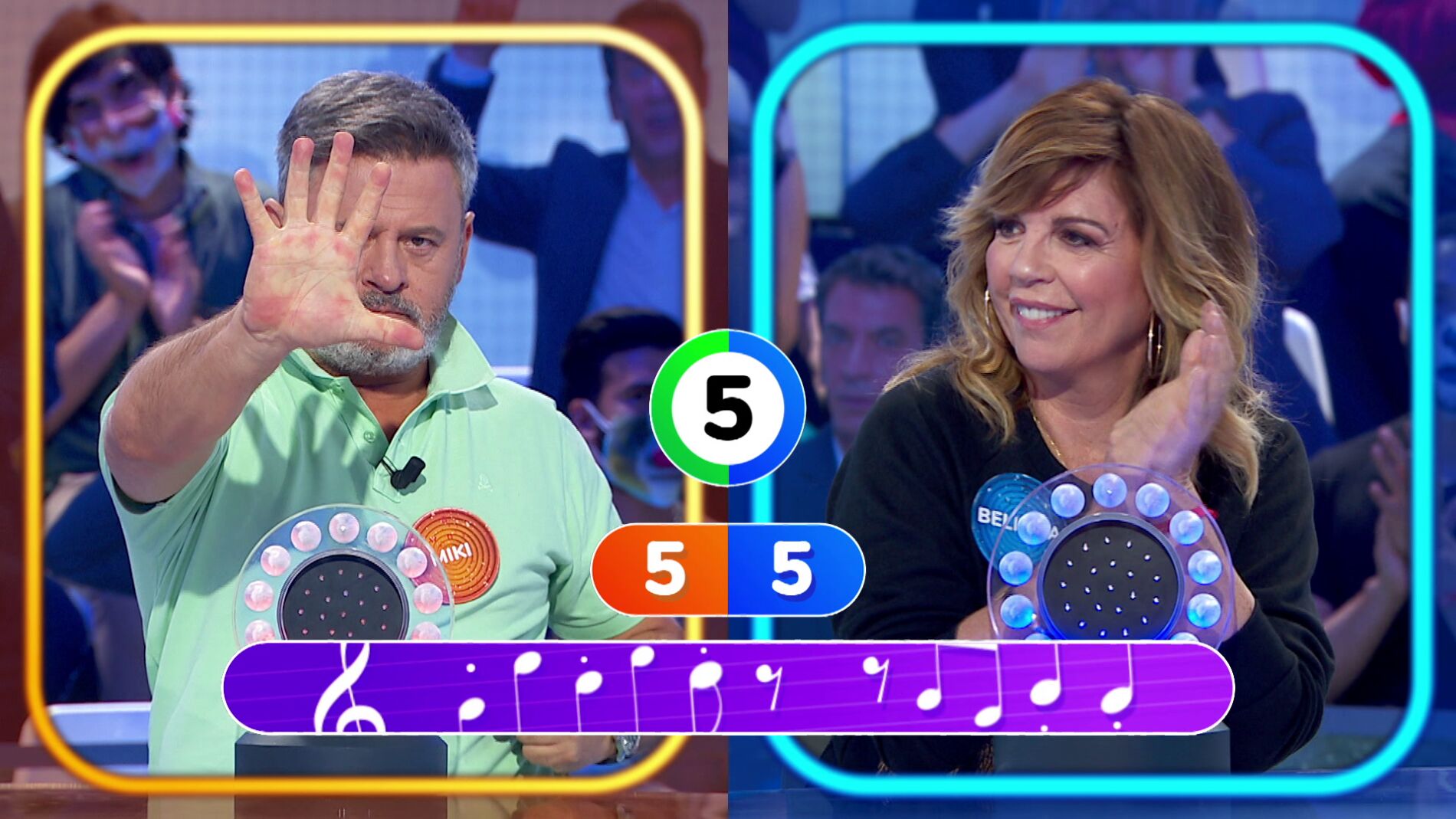 Miki Nadal vuela como ‘Three little birds’ para conseguir cinco segundos en ‘La Pista’