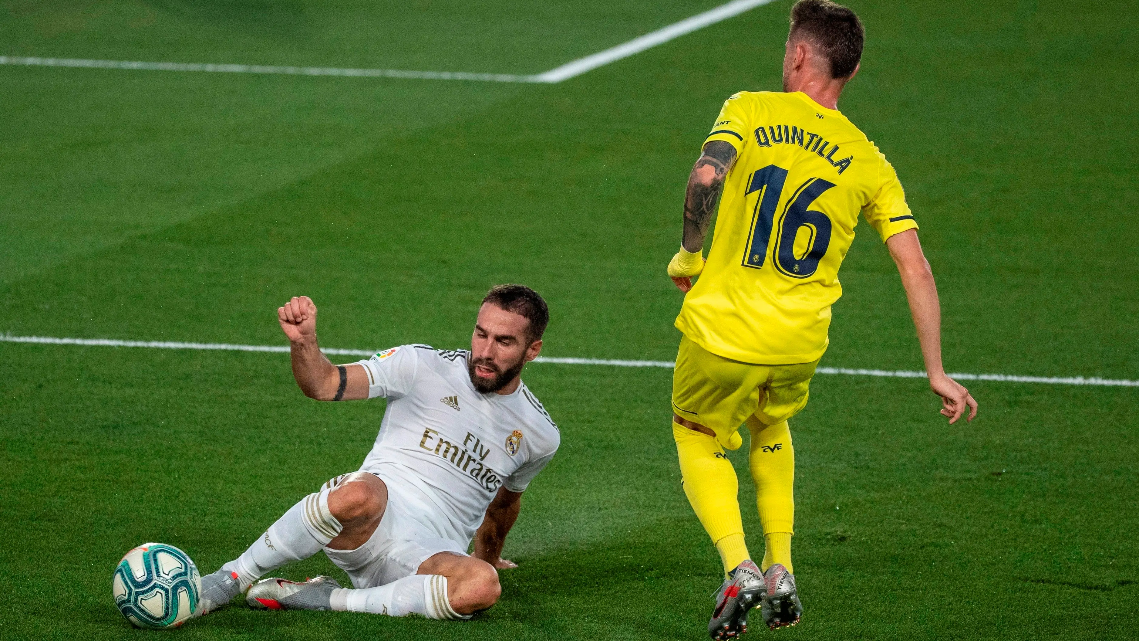 Dani Carvajal, en el partido ante el Villarreal Dani Carvajal, en el partido ante el Villarreal