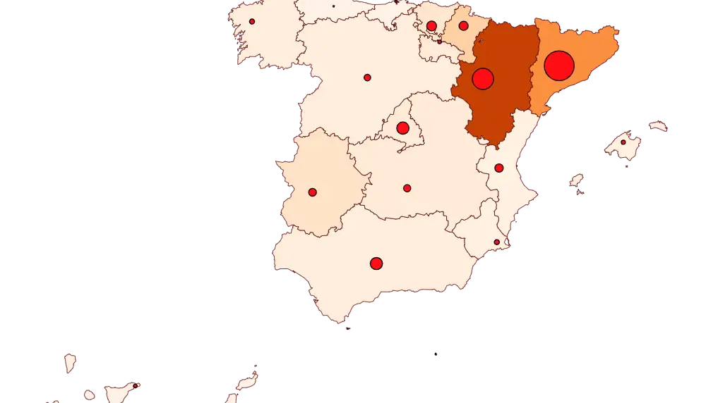 Mapa de contagios y muertos de coronavirus en Espa&ntilde;a y el mundo hoy martes 24 de agosto de 2020