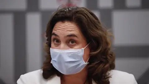 La alcaldesa de Barcelona, Ada Colau La alcaldesa de Barcelona, Ada Colau