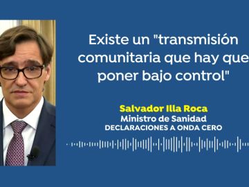 Salvador Illa, sobre los brotes de Lleida y Hospitalet: "Existe una transmisión comunitaria que hay que poner bajo control"