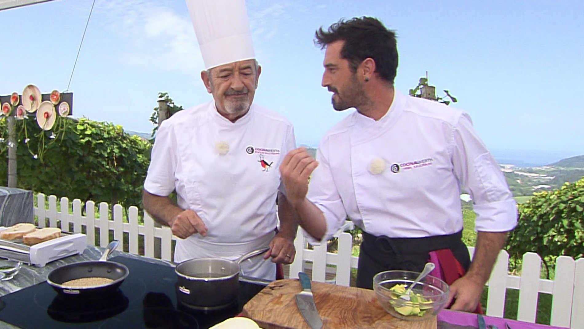 Joseba Arguiñano introduce un ingrediente al guacamole que no convence a su padre Karlos Arguiñano