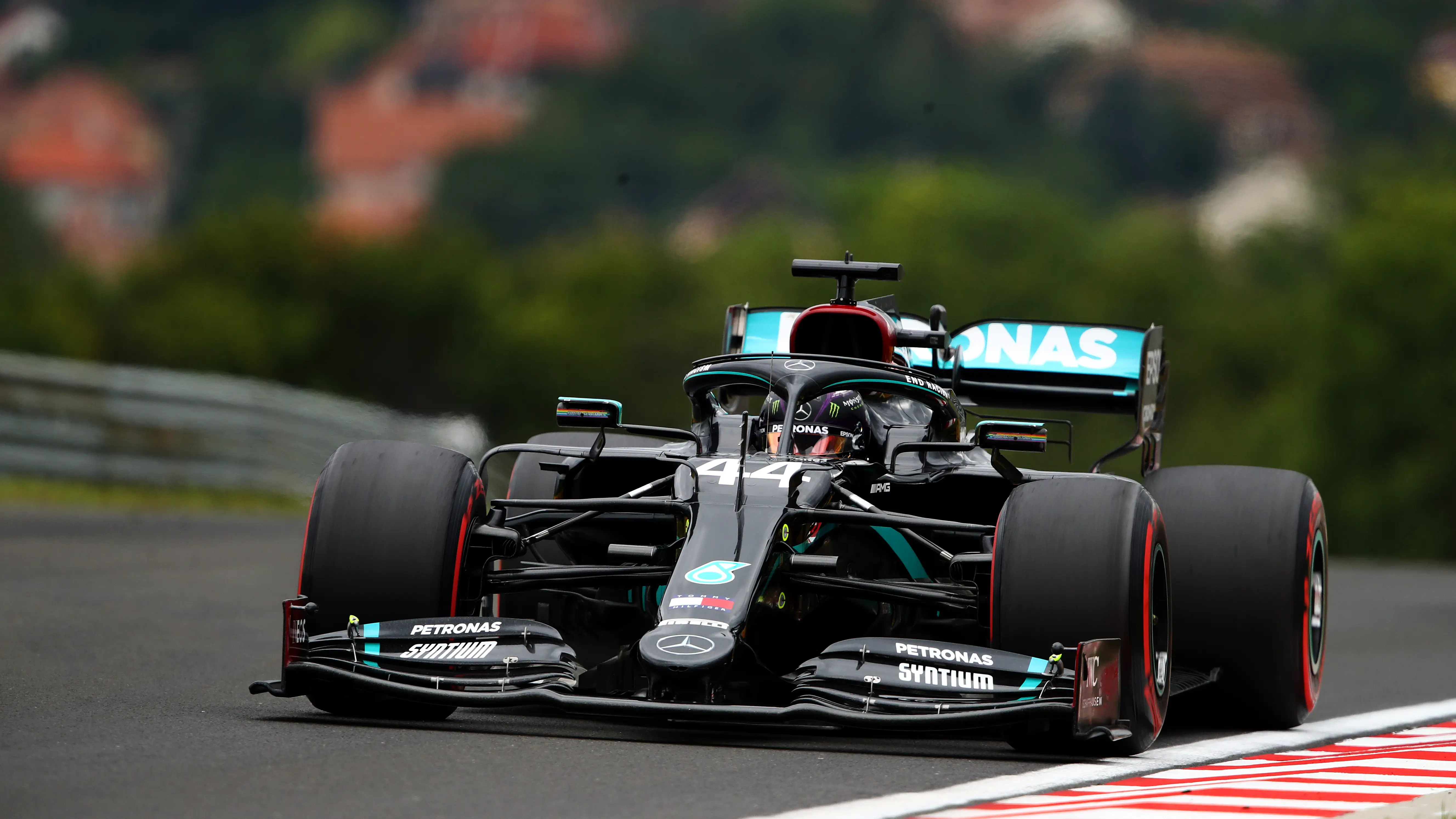 Hamilton, en el GP de Hungría Hamilton, en el GP de Hungría