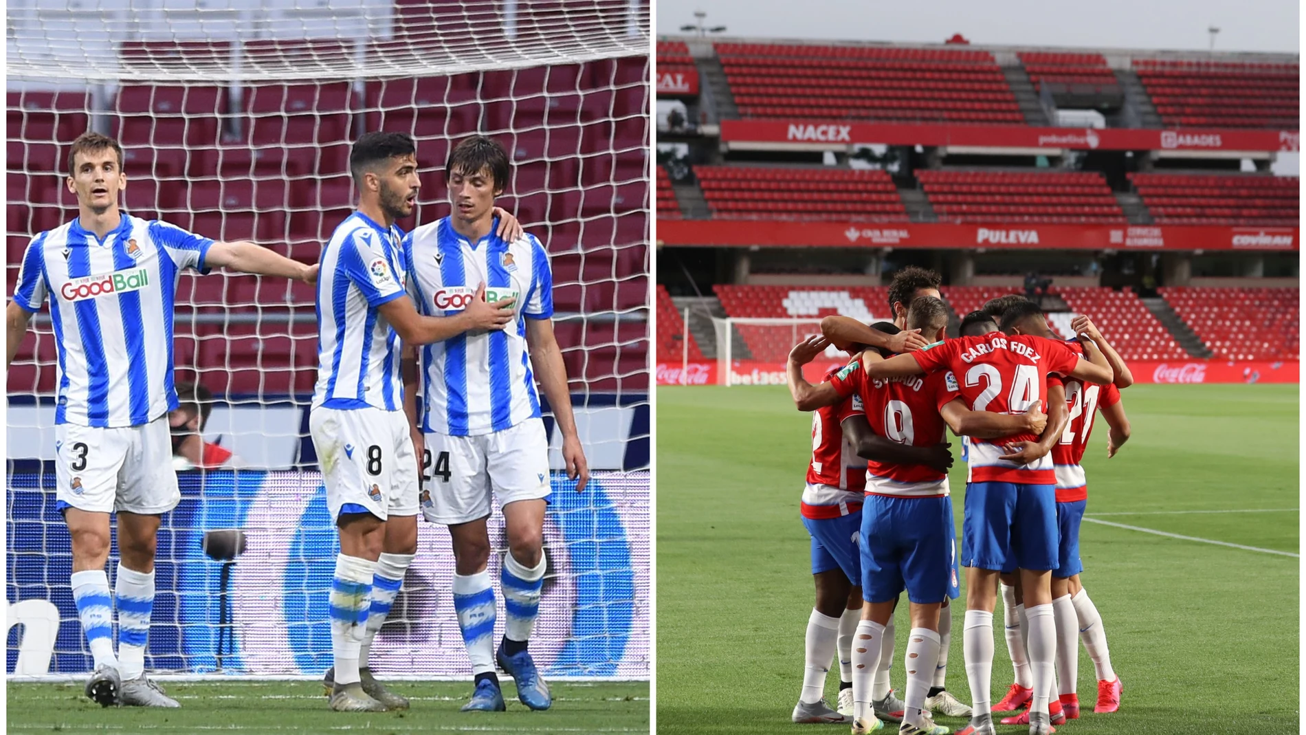 Real Sociedad y Granada certifican su billete para la próxima edición de la Europa League Real Sociedad y Granada certifican su billete para la próxima edición de la Europa League