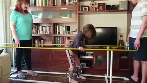 Pese a los inconvenientes posoperatorios, la fuerza de Ainhoa ha podido más que cualquier obstáculo Pese a los inconvenientes posoperatorios, la fuerza de Ainhoa ha podido más que cualquier obstáculo