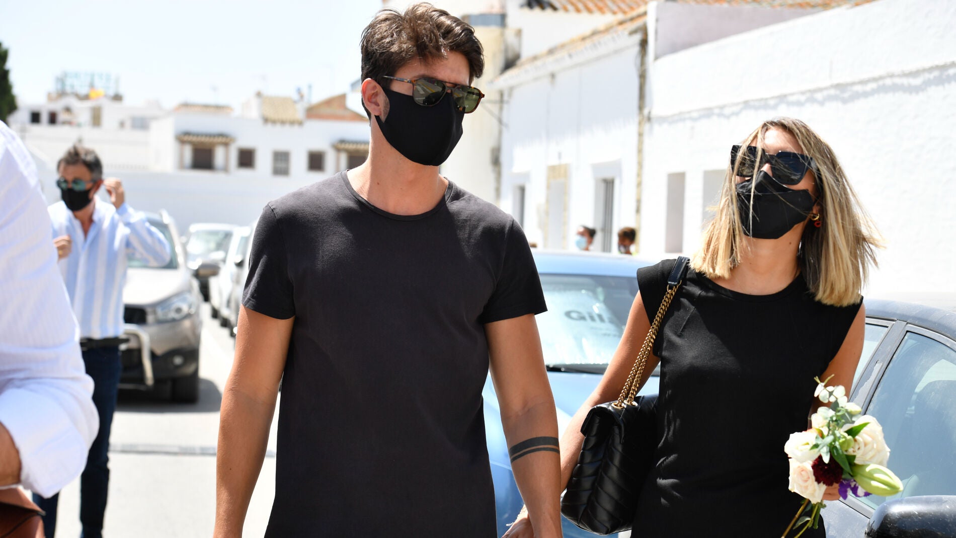 Anna Ferrer junto a su novio, Iván Martín 