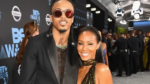 August Alsina y Jada Pinkett Smith en los BET Awards de 2017