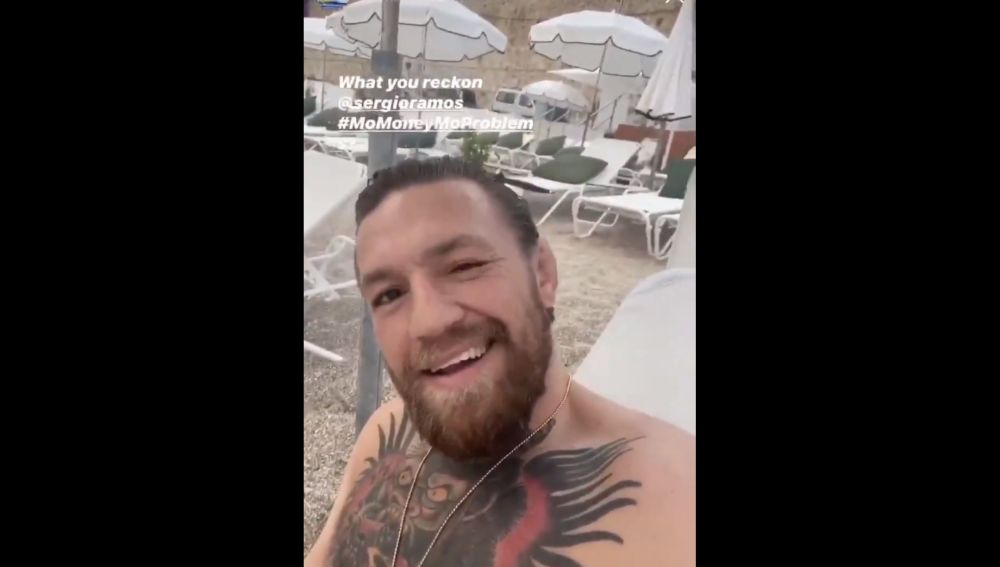 El 'pique' entre Sergio Ramos y McGregor en las redes sociales: "No estoy nada mal"