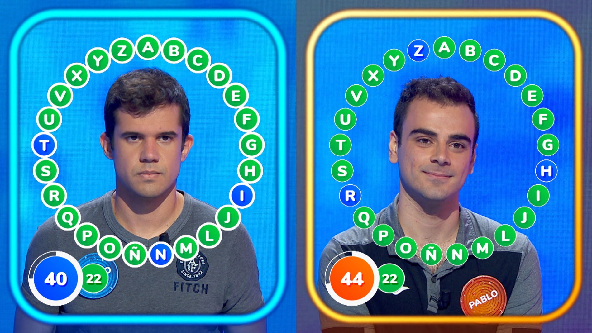 Emocionante duelo entre Nacho y Pablo en &lsquo;Pasapalabra&rsquo;: dos roscos casi perfectos, pero un &uacute;nico ganador