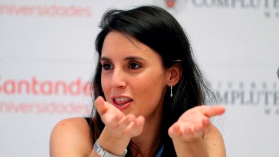 La ministra de Igualdad, Irene Montero