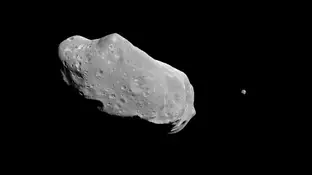 Un asteroide que se acercó a la Tierra en una imagen de archivo Un asteroide que se acercó a la Tierra en una imagen de archivo
