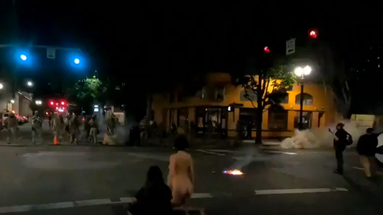 Mujer desnuda en Portland