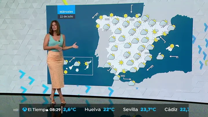 Jornada de descenso de temperaturas y lluvias y tormentas en la cordillera Cant&aacute;brica