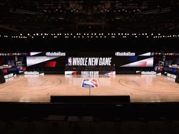La nueva pista de la NBA en Orlando