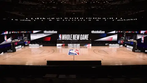 La nueva pista de la NBA en Orlando La nueva pista de la NBA en Orlando
