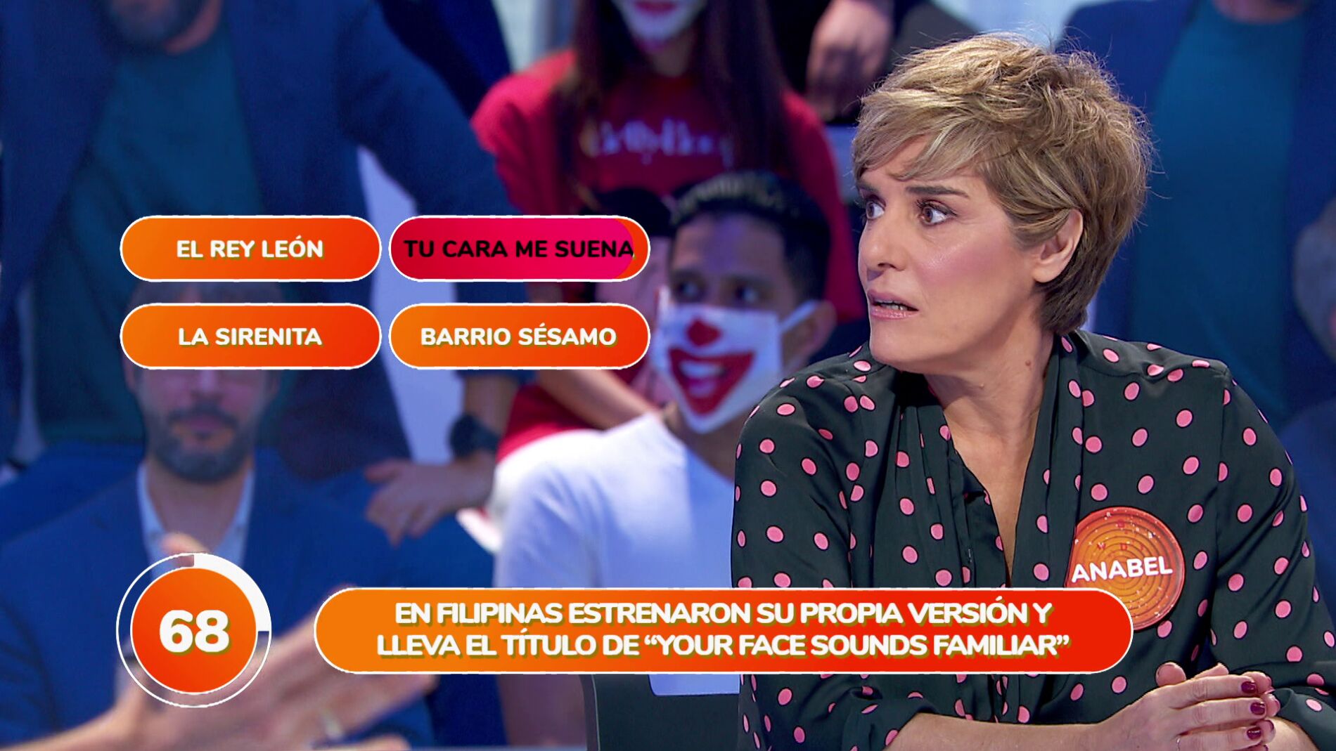 &lsquo;Tu cara me suena&rsquo; le juega una mala pasada a Anabel Alonso en su debut en &lsquo;Pasapalabra&rsquo;