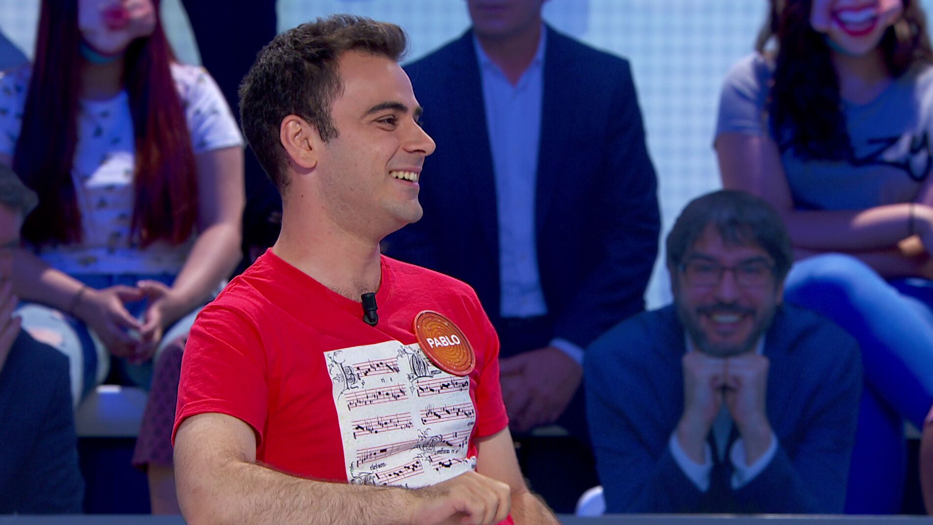 Pablo sonriendo en 'Pasapalabra'