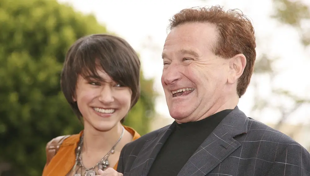 Robin Williams y su hija Zelda