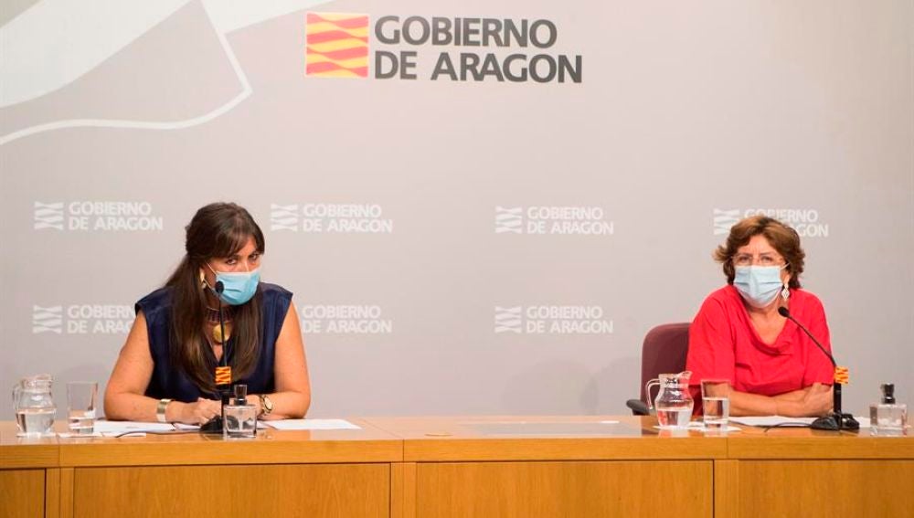 La consejera de Sanidad de Aragón, "moderadamente optimista" con la evolución de la pandemia de coronavirus