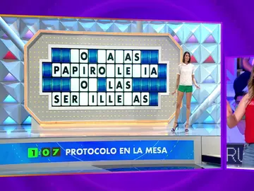 El fallo de Silvia que le hace ganar a Rober el panel con crono El fallo de Silvia que le hace ganar a Rober el panel con crono