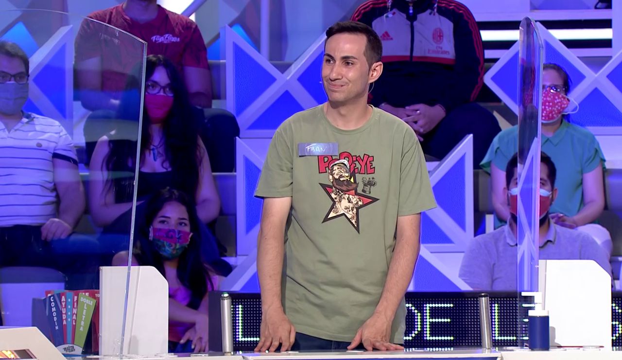 ¡Que faena! La mala suerte se apodera de Fran en 'La ruleta de la suerte' ¡Que faena! La mala suerte se apodera de Fran en 'La ruleta de la suerte'