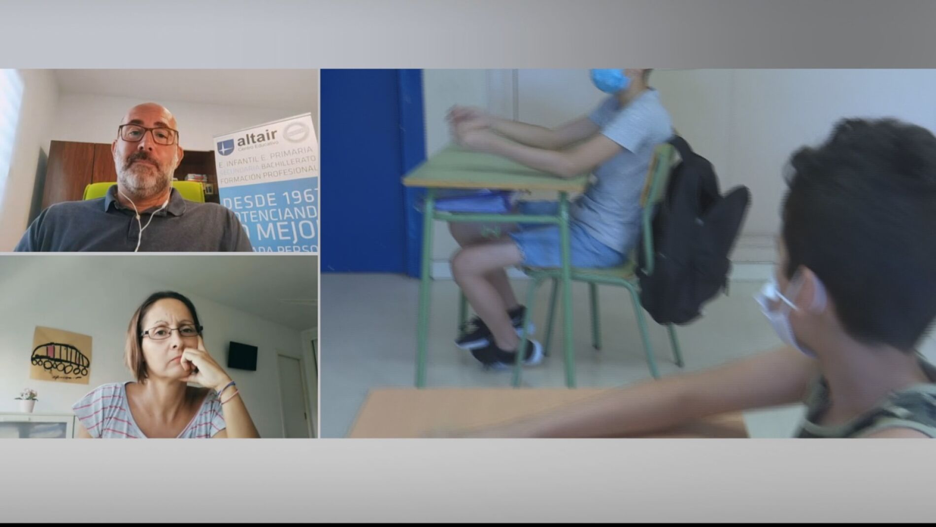 Olga Amado: "Las familias peleamos por la presencialidad en las aulas, pero el protocolo no es seguro"