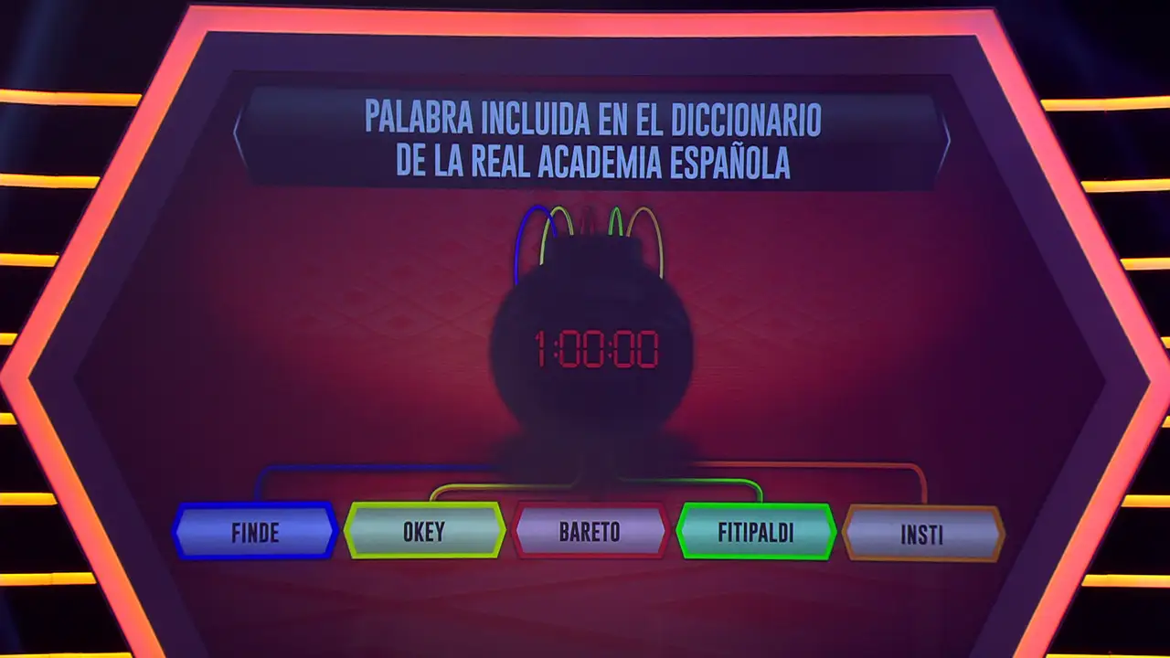 ¡Muy curioso! Una palabra que está recogida en el diccionario de la RAE hace explotar una bomba en '¡Boom!'