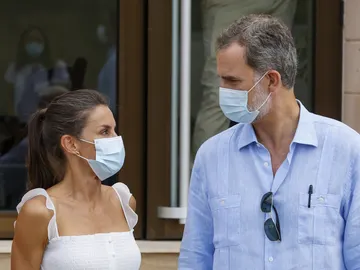 La reina Letizia y el rey Felipe VI La reina Letizia y el rey Felipe VI