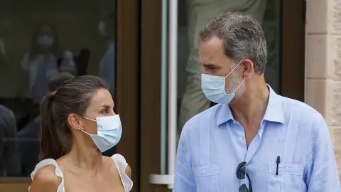 La reina Letizia y el rey Felipe VI La reina Letizia y el rey Felipe VI
