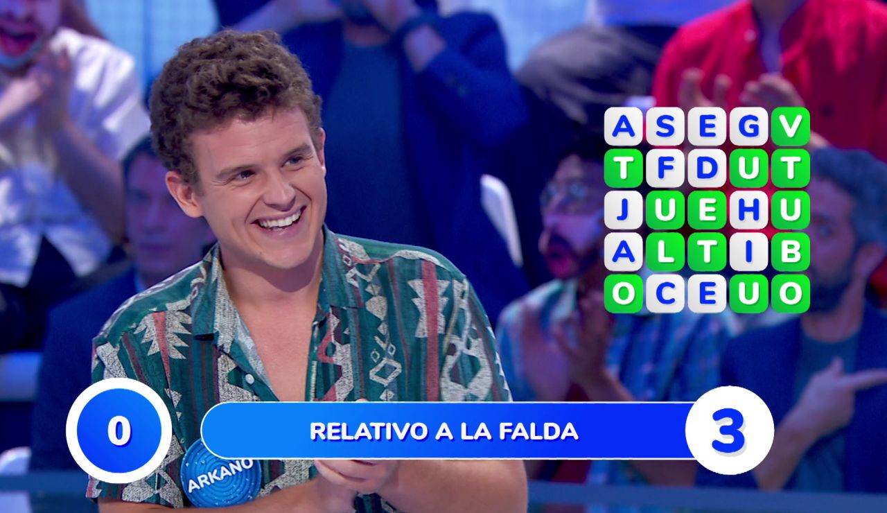 Arkano demuestra sus increíbles dotes de improvisación en la ‘Sopa de Letras’ Arkano demuestra sus increíbles dotes de improvisación en la ‘Sopa de Letras’