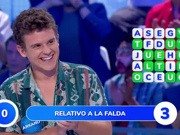 Arkano demuestra sus increíbles dotes de improvisación en la ‘Sopa de Letras’ Arkano demuestra sus increíbles dotes de improvisación en la ‘Sopa de Letras’