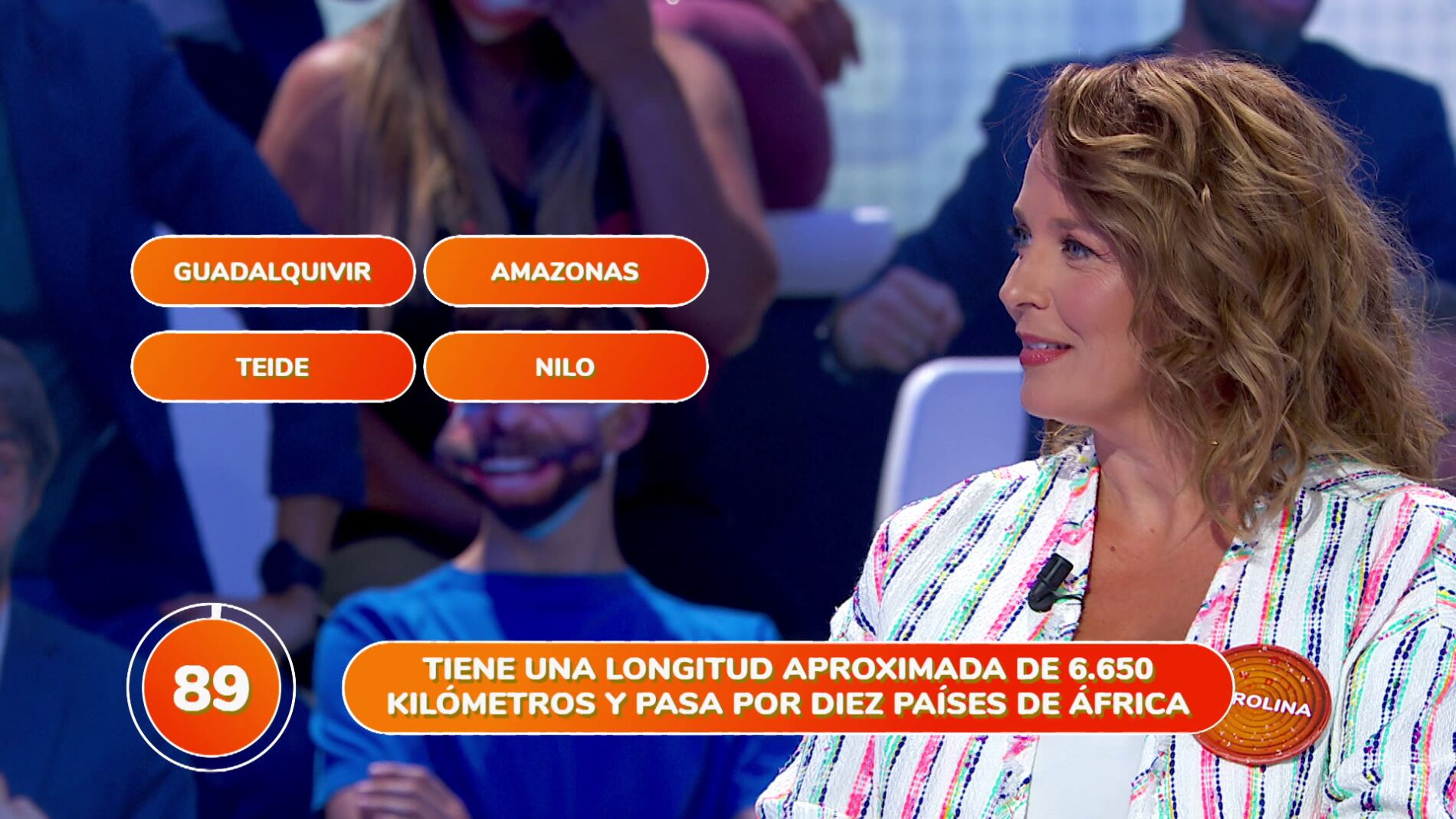 El inesperado fallo de Carolina Ferre en ‘Una de Cuatro’ relacionado con un conocido río de África