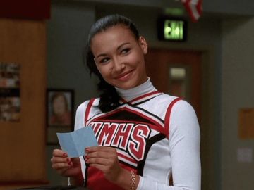 Naya Rivera como Santana en 'Glee'