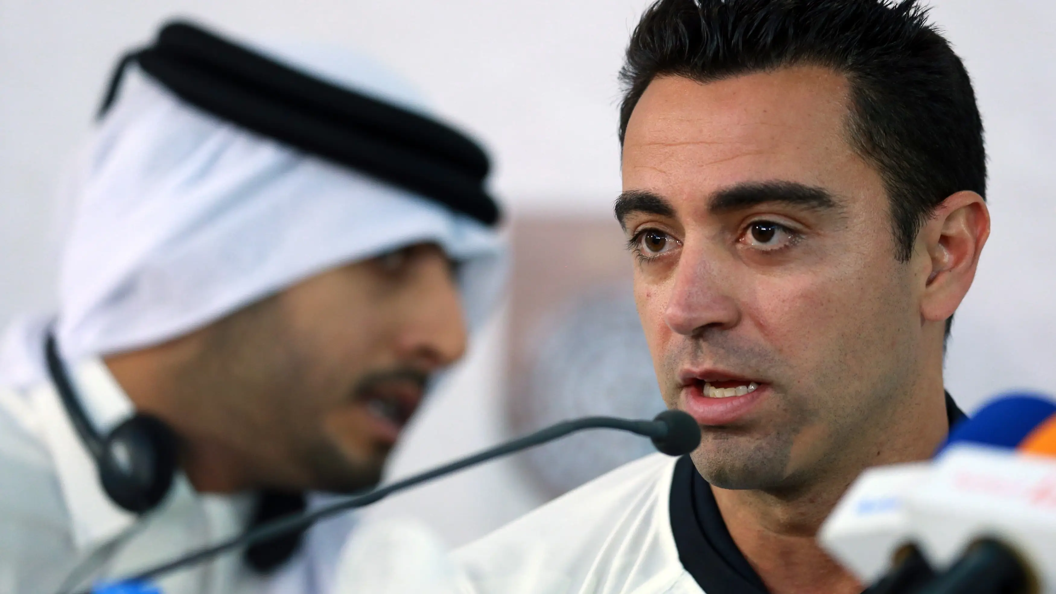  Xavi: "El f&uacute;tbol es de los &uacute;nicos trabajos donde se insulta al trabajador; es inadmisible que se insulte a un camarero"