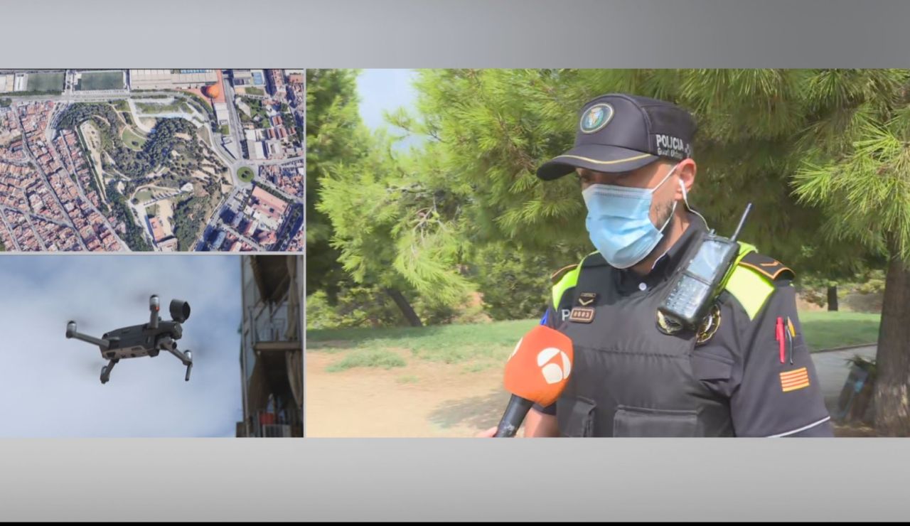 Así funciona el dron de la Guardia Urbana de Badalona para luchar contra los okupas Así funciona el dron de la Guardia Urbana de Badalona para luchar contra los okupas