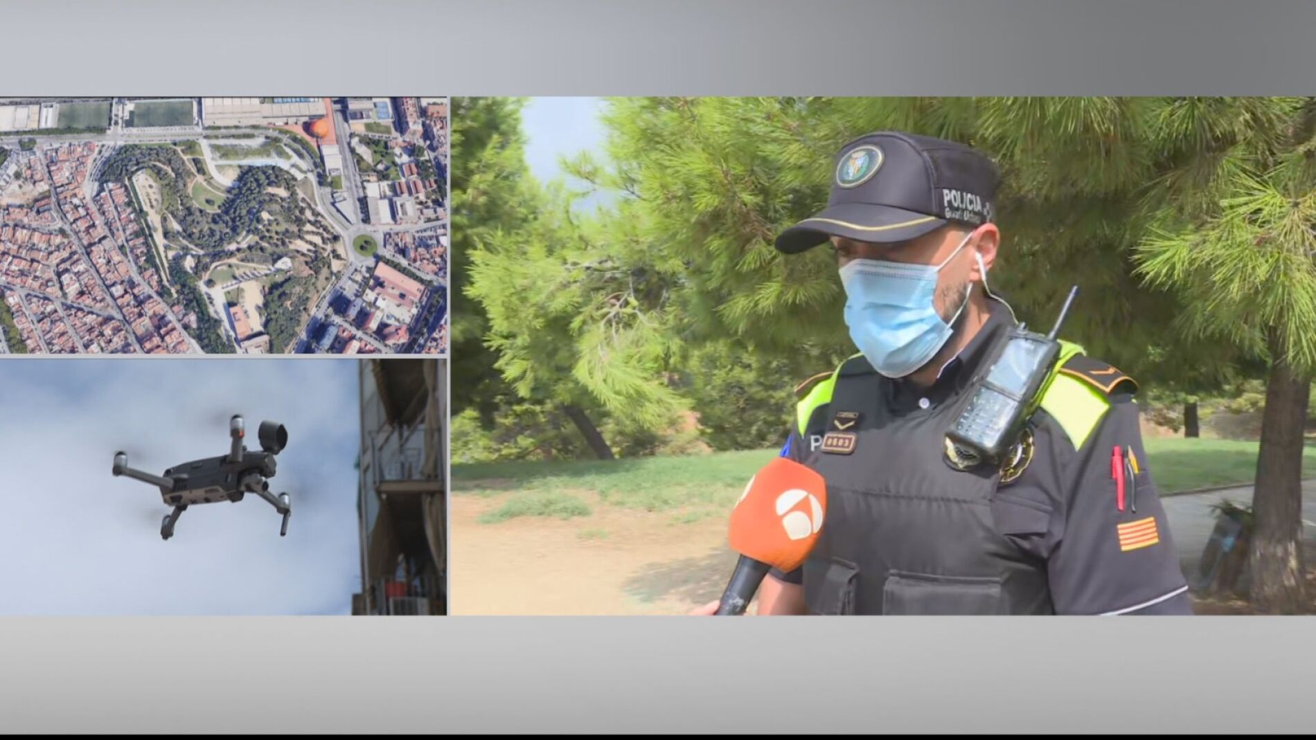 As&iacute; funciona el dron de la Guardia Urbana de Badalona para luchar contra los okupas