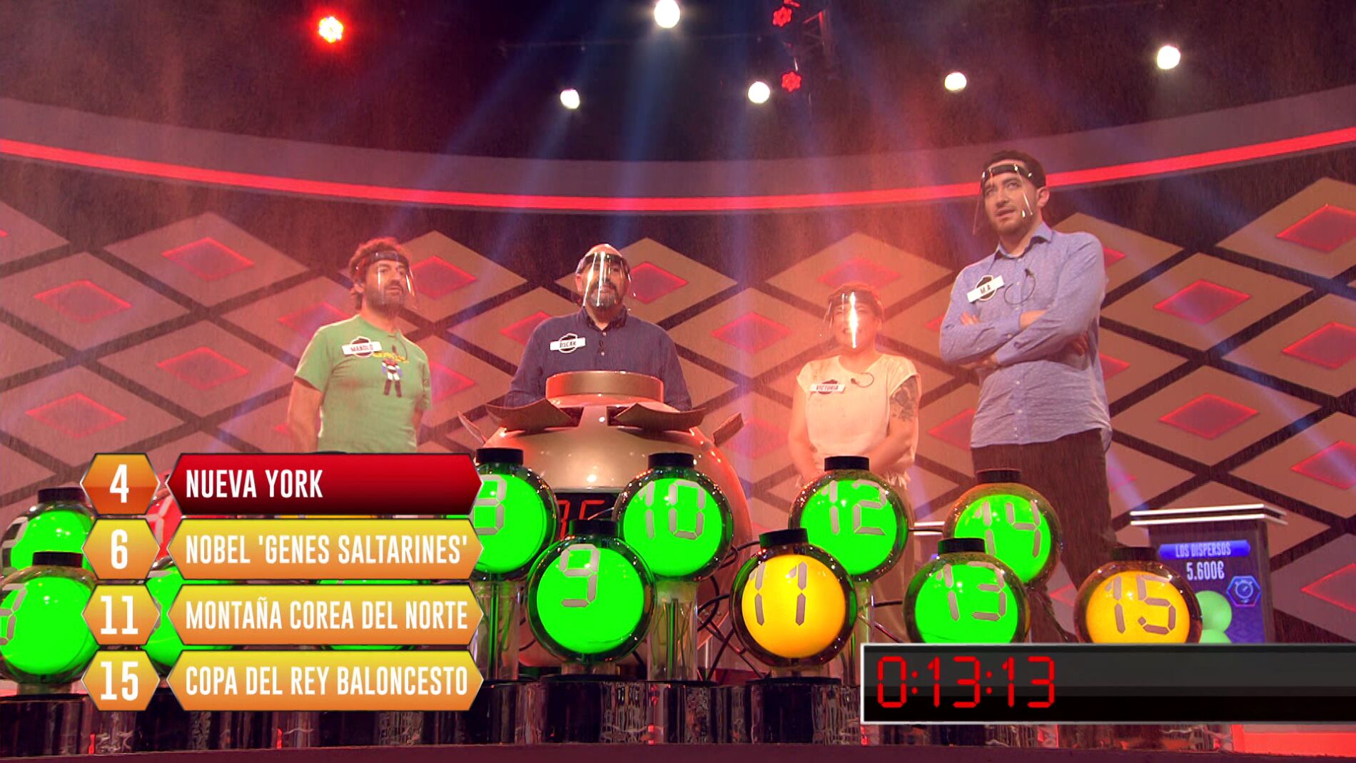 ‘Los dispersos’ a tan solo cuatro preguntas de conseguir el ansiado bote