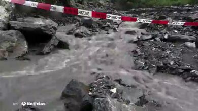 Interrumpen por las lluvias la búsqueda de un barranquista español desaparecido en Suiza