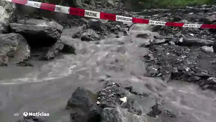 Interrumpen por las lluvias la b&uacute;squeda de un barranquista espa&ntilde;ol desaparecido en Suiza