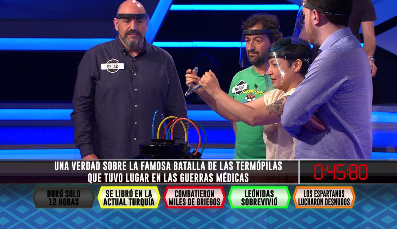 ‘Los dispersos’ aciertan una curiosidad sobre la batalla de las Termópilas ‘Los dispersos’ aciertan una curiosidad sobre la batalla de las Termópilas