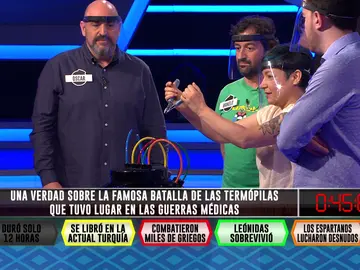 ‘Los dispersos’ aciertan una curiosidad sobre la batalla de las Termópilas ‘Los dispersos’ aciertan una curiosidad sobre la batalla de las Termópilas