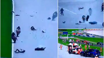 Terrible accidente múltiple en el GP de Austria de Moto 2