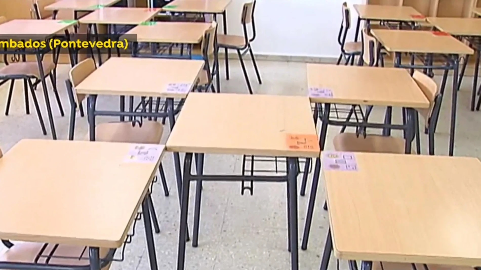 Modelo de aula para la vuelta al cole en Cambados, en Pontevedra Modelo de aula para la vuelta al cole en Cambados, en Pontevedra