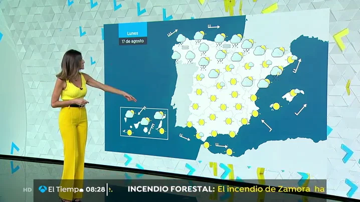 Cielos despejados en la mayor parte del país y rachas de viento fuerte en Canarias Cielos despejados en la mayor parte del país y rachas de viento fuerte en Canarias