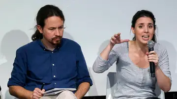 Pablo Iglesias e Irene Montero Pablo Iglesias e Irene Montero