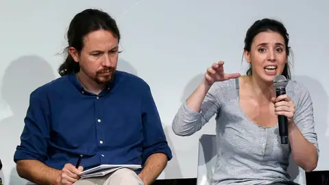 Pablo Iglesias e Irene Montero Pablo Iglesias e Irene Montero