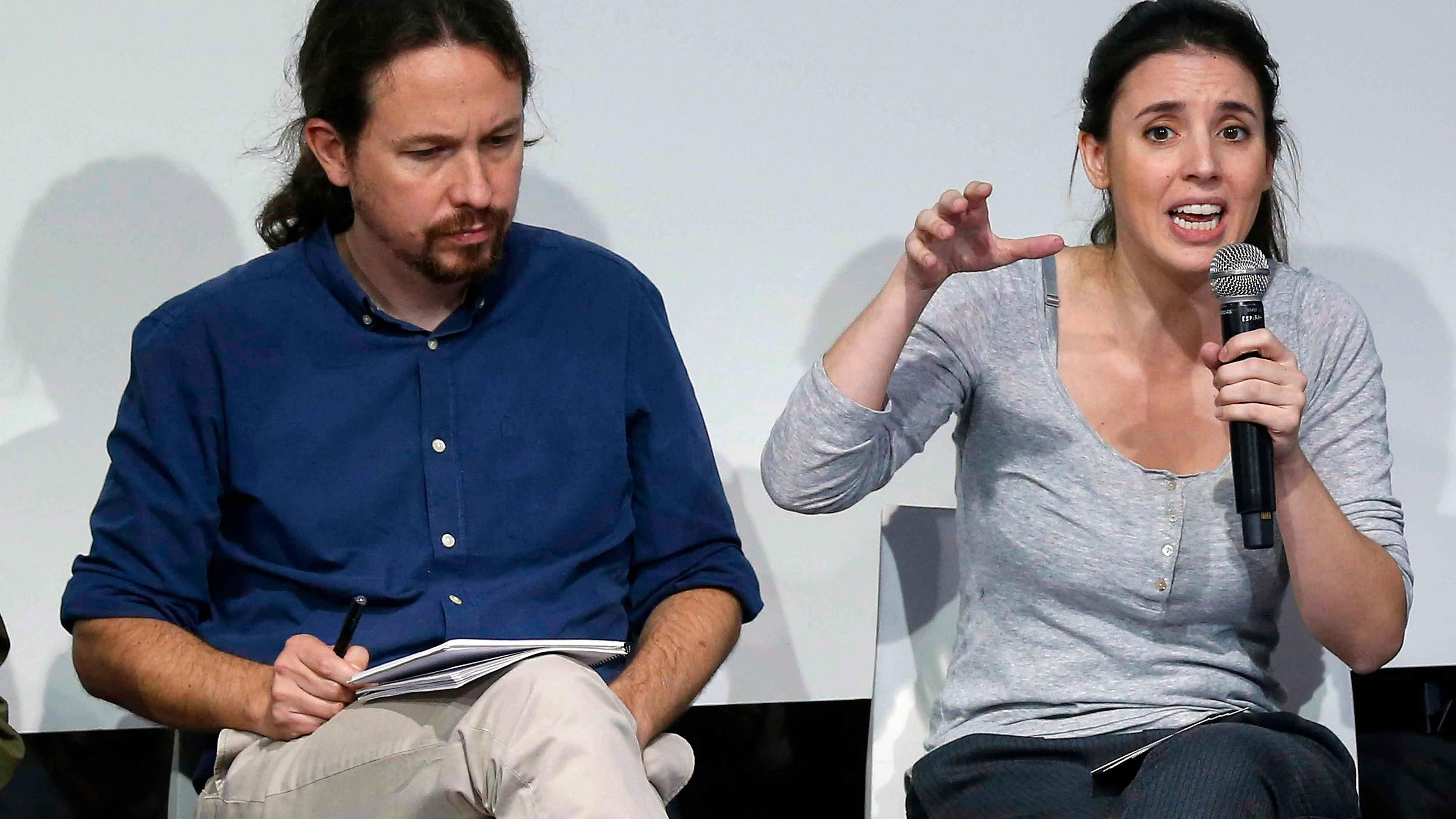 Pablo Iglesias e Irene Montero Pablo Iglesias e Irene Montero